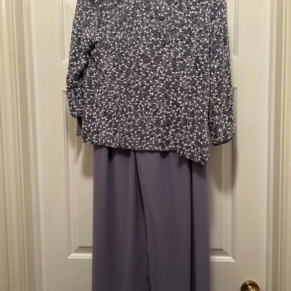 Alex Evenings Formalwear Women's 3-Piece Pantsuit - Petite Medium - Lavender - Picture 4 of 4